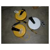 (3) RETRACTABLE CORD REELS