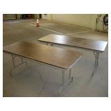 (2) 6FT FOLDING TABLES