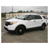 2014 FORD POLICE INTERCEPTOR AWD EXPLORER W/