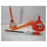 FUNNELS & BATTERY OPERATED TRANSFER PUMP
