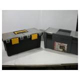 (2) 20IN PLASTIC TOOL BOXES