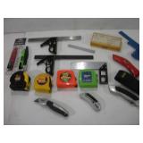 SQUARES, TAPE MEASURES, & KNIVES
