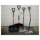 (4) SNOW SHOVELS CRAFTSMAN & OTHERS