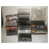 ASSORTED DIECAST CAR PLASTIC DISPLAY CASES
