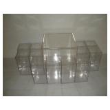 ASSORTED PLASTIC DISPLAY CASES