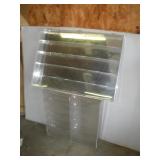 (2) DIECAST CAR PLASTIC DISPLAY CASES - -