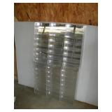 (2) DIECAST CAR PLASTIC DISPLAY CASES - -