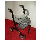DRIVE PORTABLE FOLDING WALKER W/ BRAKES