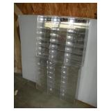 (2) DIECAST CAR PLASTIC DISPLAY CASES- -