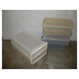 (6) UNDER BED STORAGETOTES & DRAWERS
