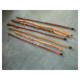 7 WALKING STICKS