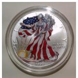 1999 WALKING LIBERTY SILVER DOLLER 1 OZ. FINE