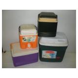 ASSORTED COOLERS RUBBERMAID IGLOO & OTHERS