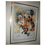 DINO GUARINO "MARIO LEMIEUX" FRAMED PRINT