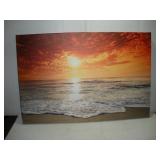 BEACH PRINT ON CANVAS 36X24