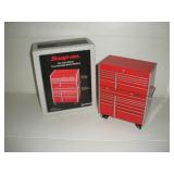 SNAP ON DIE CAST 1:8 SCALE TOOLBOX COIN BANK 7 X