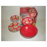 NEW MELAMINE 18 PC DINNERWARE SET