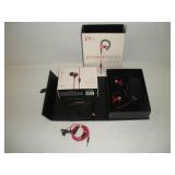 (2) MONSTER DR. DRE. BEATS EARBUDS - -
