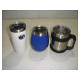 (3) NEW YETI MUGS 5 AND 6IN TALL