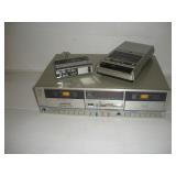 VINTAGE TECHNICS M222 CASSETTE DEX WITH GE TAPE--