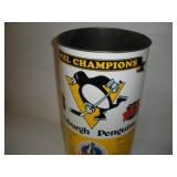 VINTAGE PITTSBURGH PENGUINS WASTE BASKET