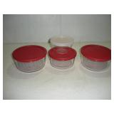 ANCHOR HAWKING GLASS FOOD STORAGE CONTAINERS