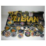 VIETNAM VETERAN FLAG AND ASSORTED MILITARY