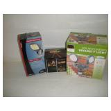 SOLAR & MOTION FLOODLIGHTS W/ LASER GARDEN LIGHT