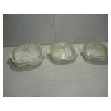 BLUE CORNFLOWER CORNINGWARE 7& 9IN CASEROLE DISHES