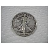 1945 (D) WALKING LIBERTY SILVER HALF DOLLAR