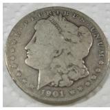 1901 (O) MORGAN SILVER DOLLAR