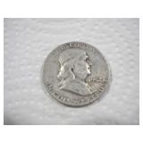 1952 (D) FRANKLIN SILVER HALF DOLLAR