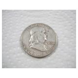 1953 (D) FRANKLIN SILVER HALF DOLLAR