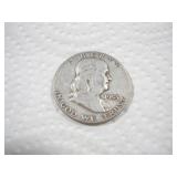 1953 (D) FRANKLIN SILVER HALF DOLLAR