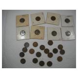 (27) INDIAN HEAD PENNIES