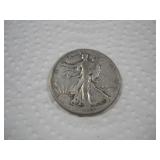 1945 WALKING LIBERTY SILVER HALF DOLLAR