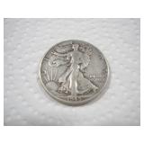 1945 WALKING LIBERTY SILVER HALF DOLLAR