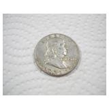 1958 (D) FRANKLIN SILVER HALF DOLLAR