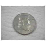 1961 (D) FRANKLIN SILVER HALF DOLLAR
