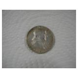 1962 FRANKLIN SILVER HALF DOLLAR