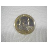 1952 (D) FRANKLIN SILVER HALF DOLLAR