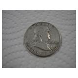 1954 (D) FRANKLIN SILVER HALF DOLLAR