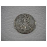 1945 WALKING LIBERTY SILVER HALF DOLLAR
