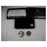 1991 TO 1995 WWII SILVER DOLLAR AND