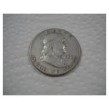 1950 FRANKLIN SILVER HALF DOLLAR