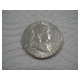 1963 FRANKLIN SILVER HALF DOLLAR