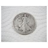 1943 (S) WALKING LIBERTY SILVER HALF DOLLAR
