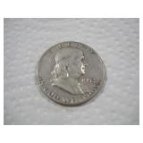 1952 FRANKLIN SILVER HALF DOLLAR