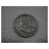 1952 (D) FRANKLIN SILVER HALF DOLLAR