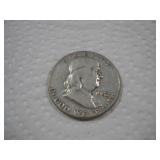 1952 FRANKLIN SILVER HALF DOLLAR